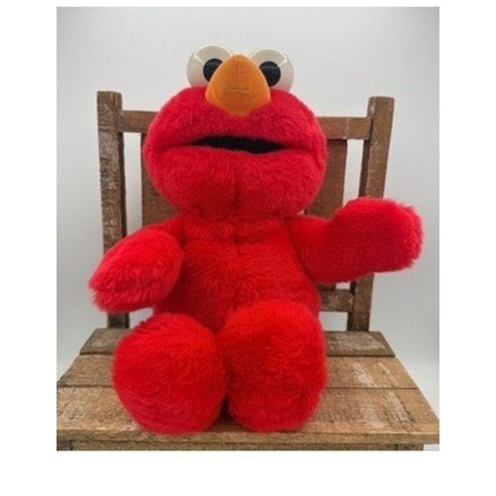 Tyco Elmo Plush Toy Kids Small Red Excellent Vintage 1995‎ Sesame Street Jim